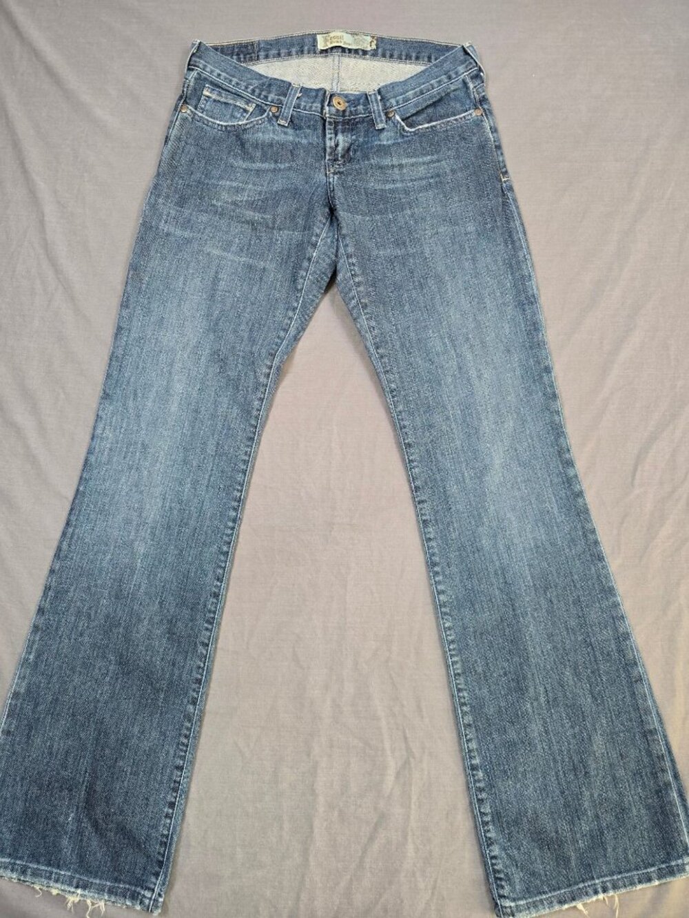 Fossil Womens Vintage Bootcut Jeans Size 2R Medium Wash